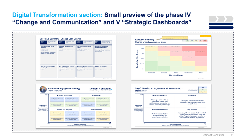 Digital Transformation and IT Strategy Toolkit-Domont Consulting